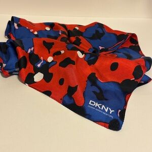 DKNY Kids Red and Blue‎ Scarf